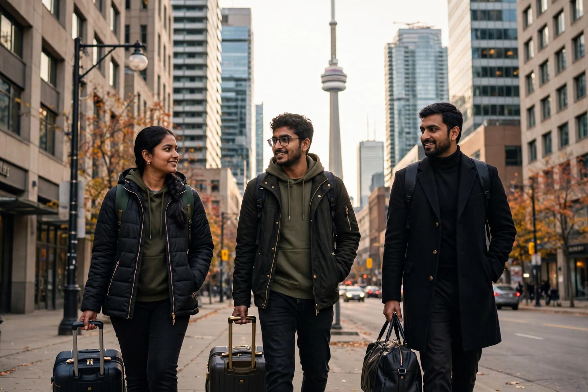 Student working part time while studying abroad